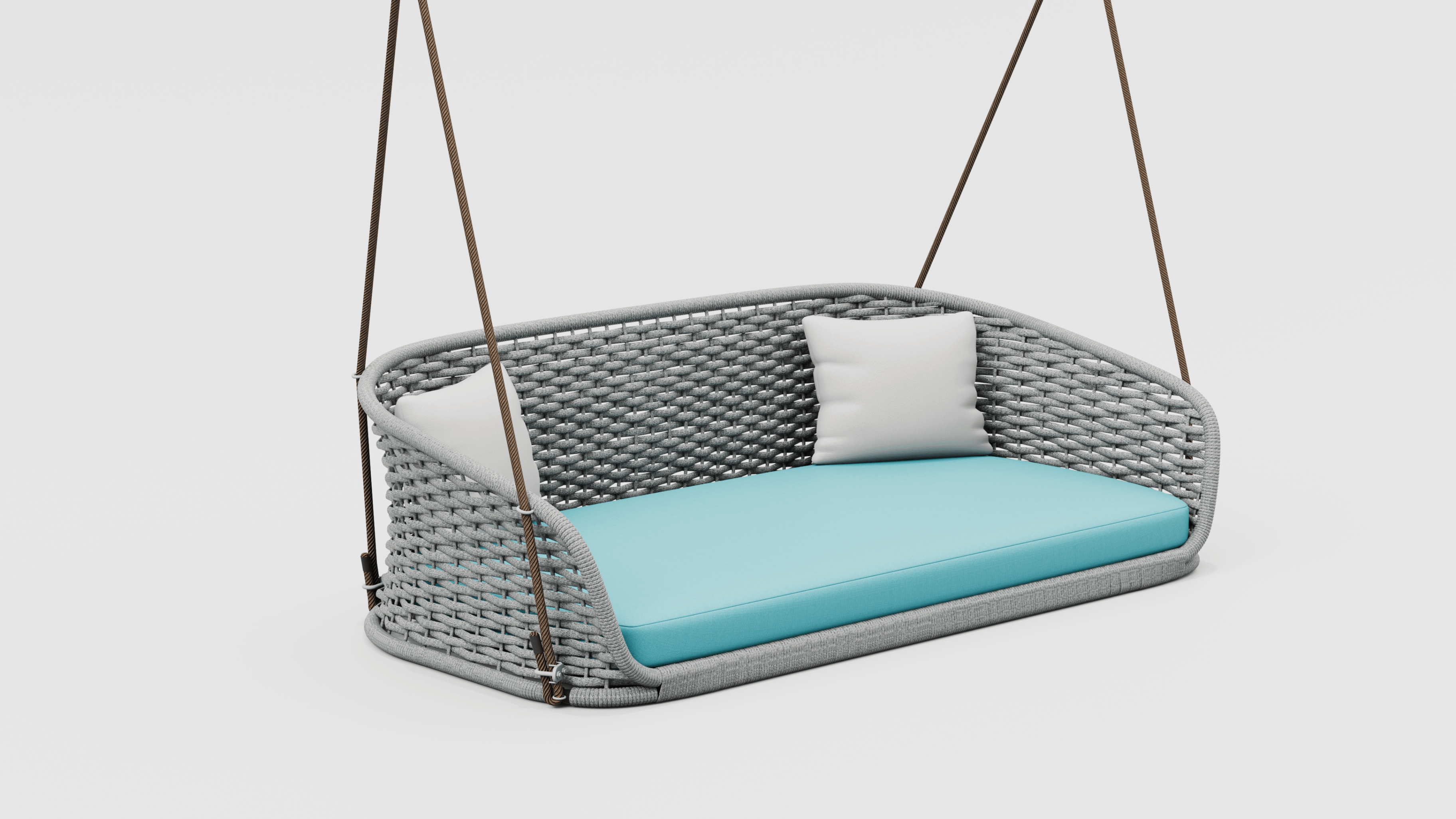 Milan Double Seater Outdoor Swing Set