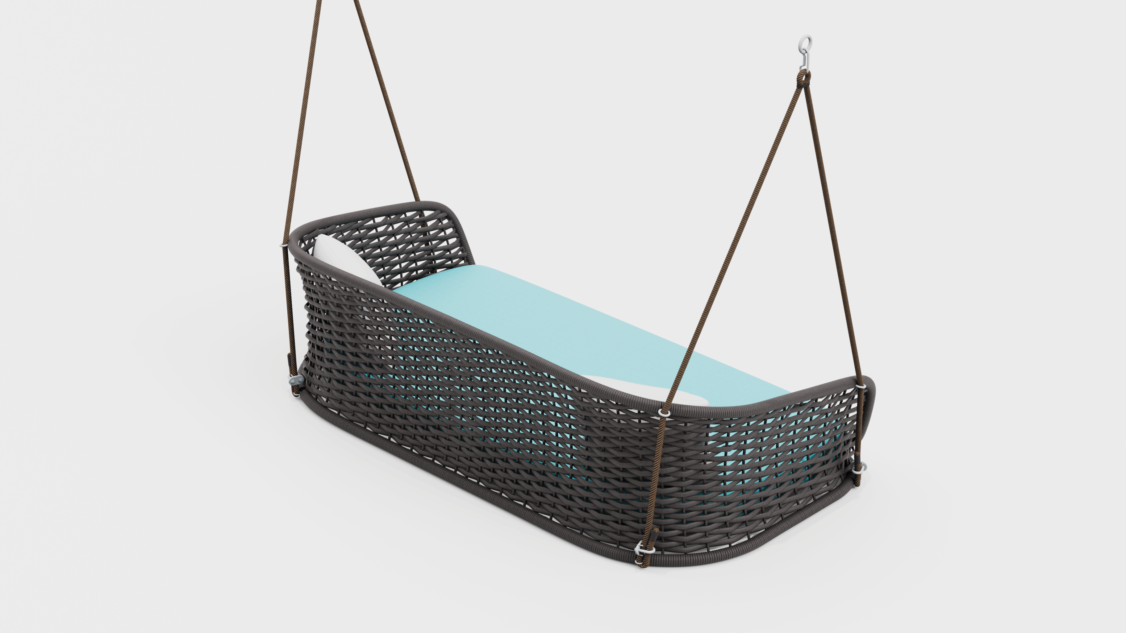 Milan Double Seater Outdoor Swing Set