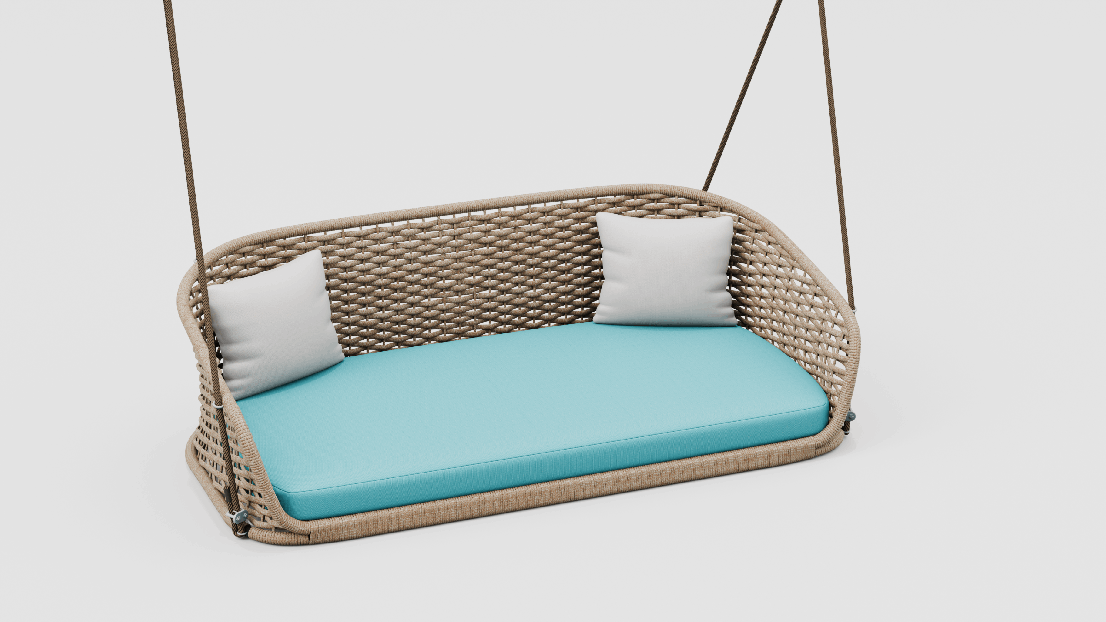 Milan Double Seater Outdoor Swing Set
