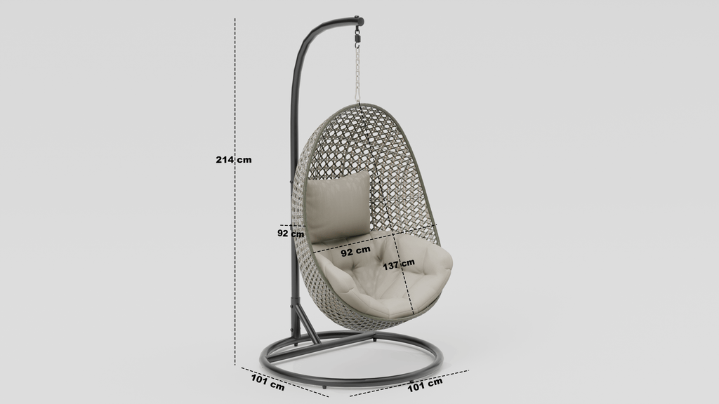 Evelina Single Seater Swing Chair