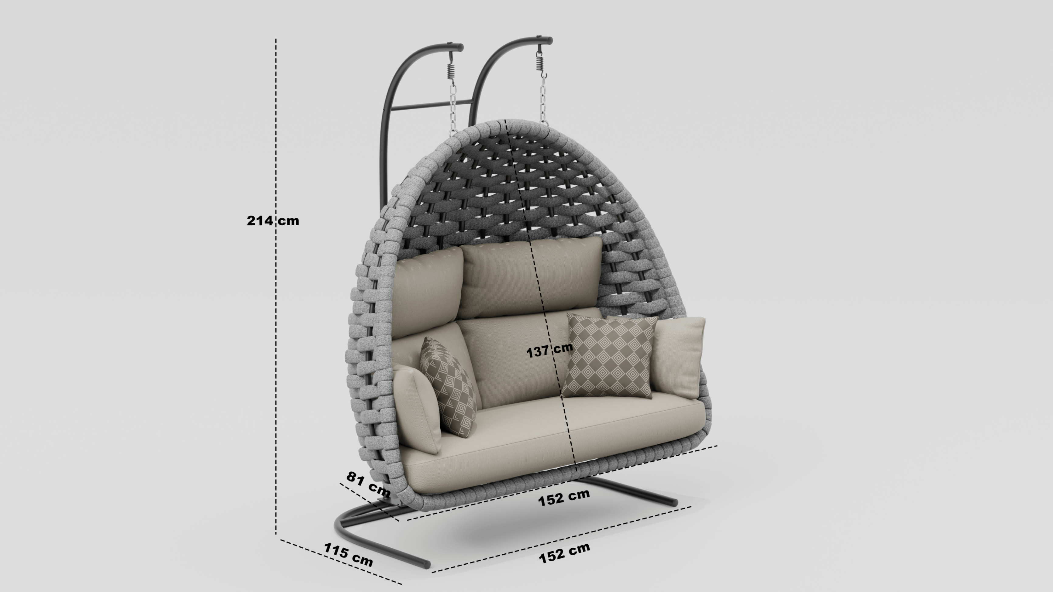 Irina Double Seater Swing Chair