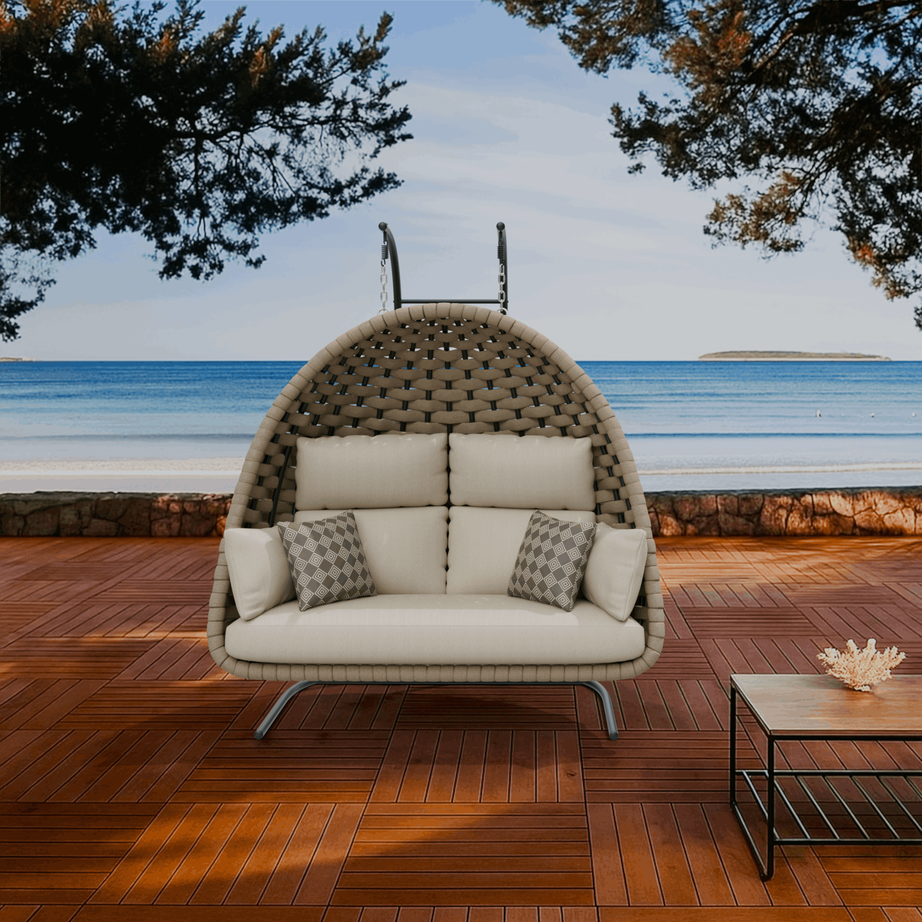 Irina Double Seater Swing Chair