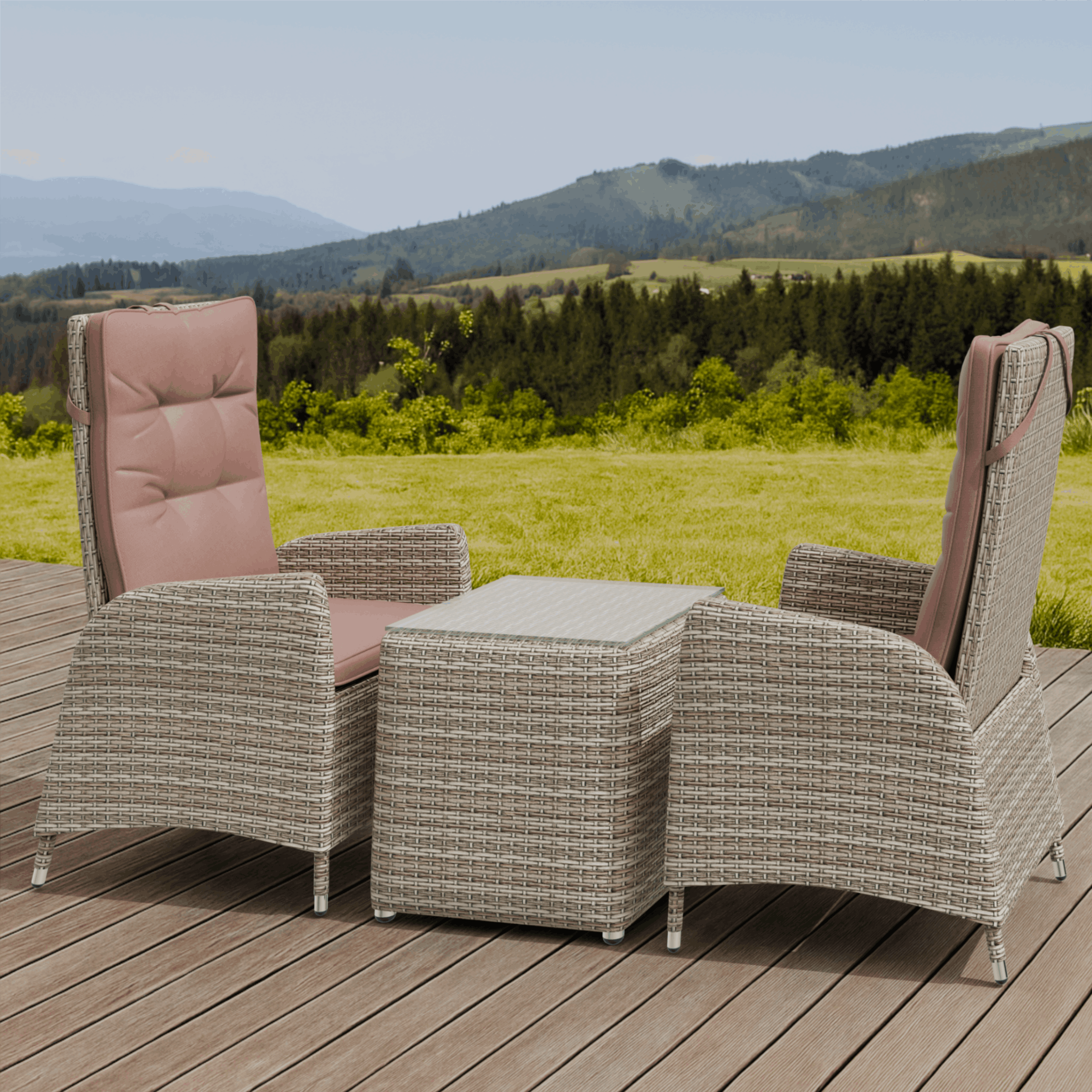 Susanne Patio Recliner Set