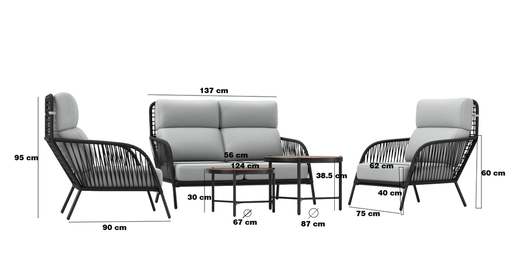 Clara Sofa Set