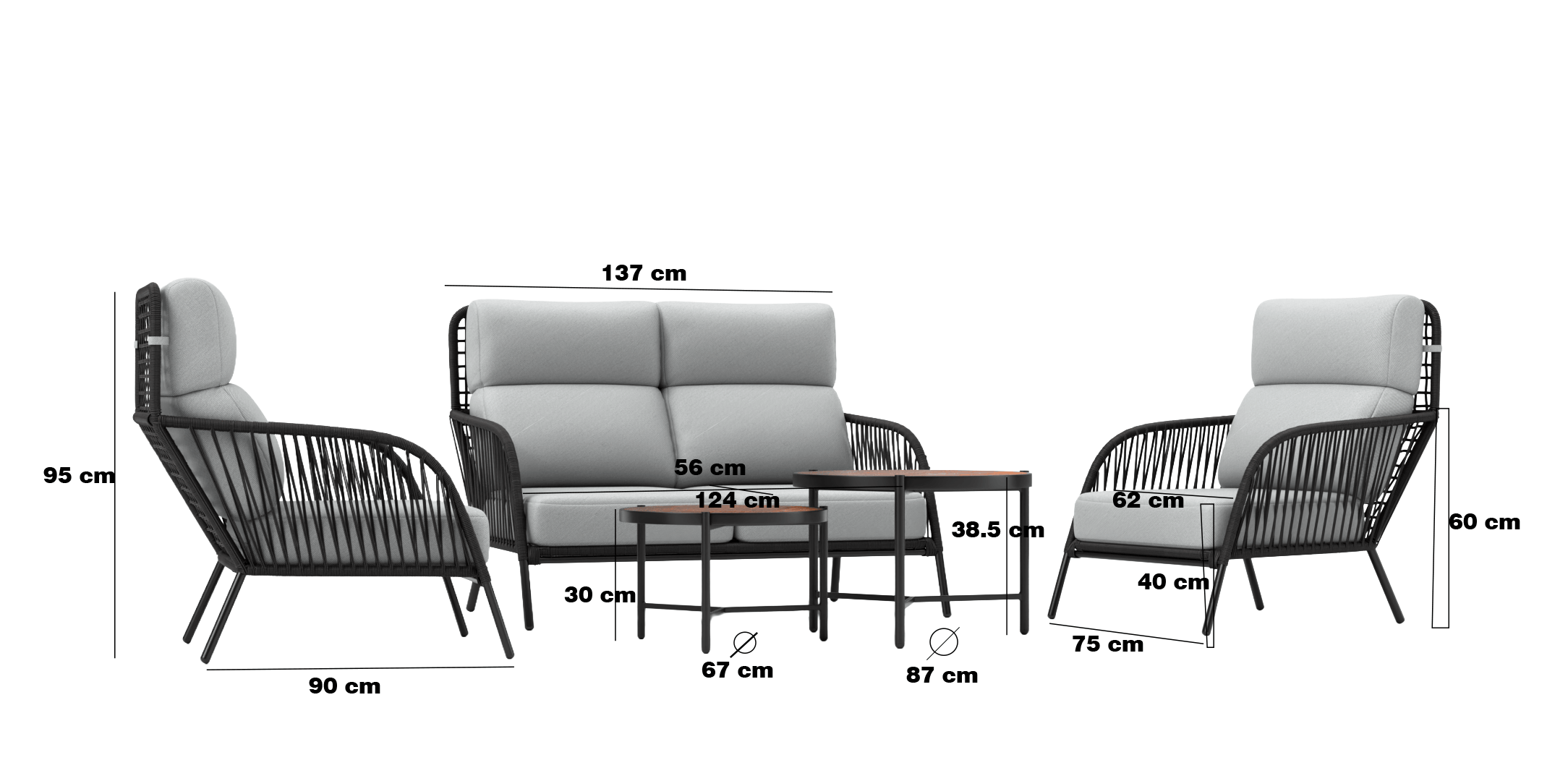 Clara Sofa Set