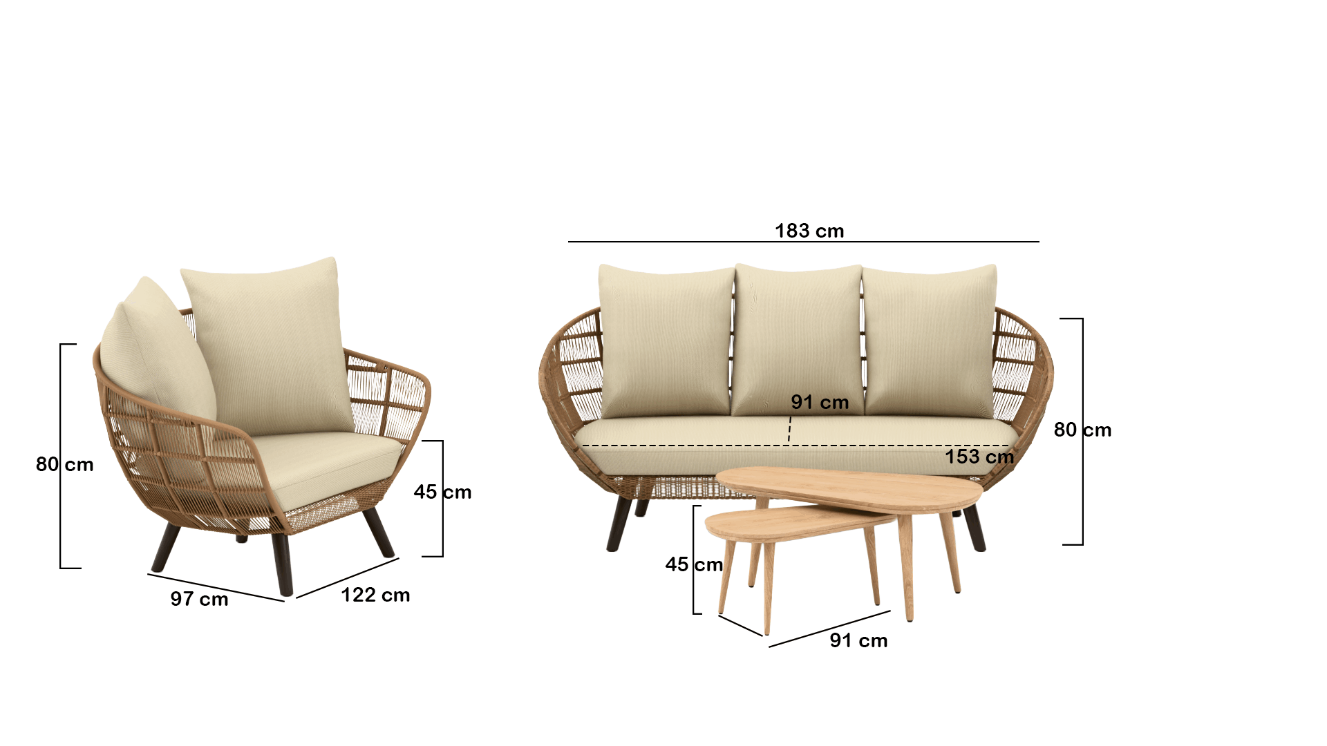 Celia Sofa Set
