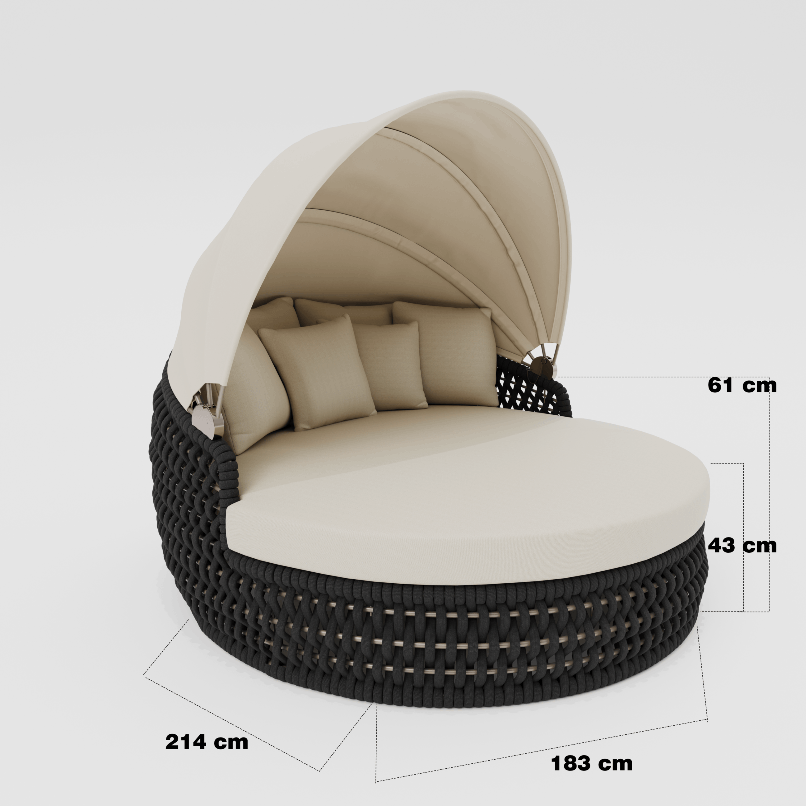 Cyrilo Outdoor Sunbed