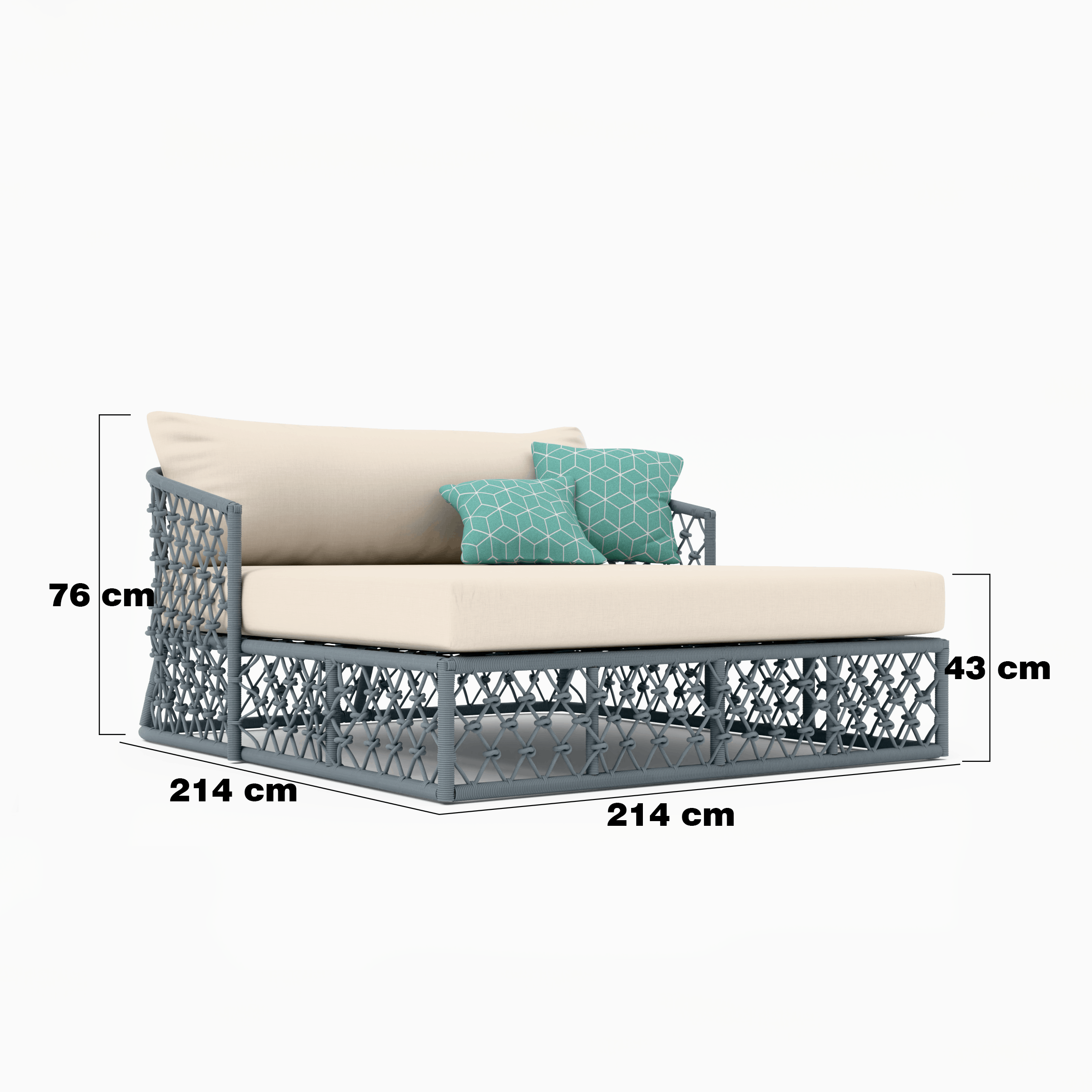 Elia Sunbed + Side Table