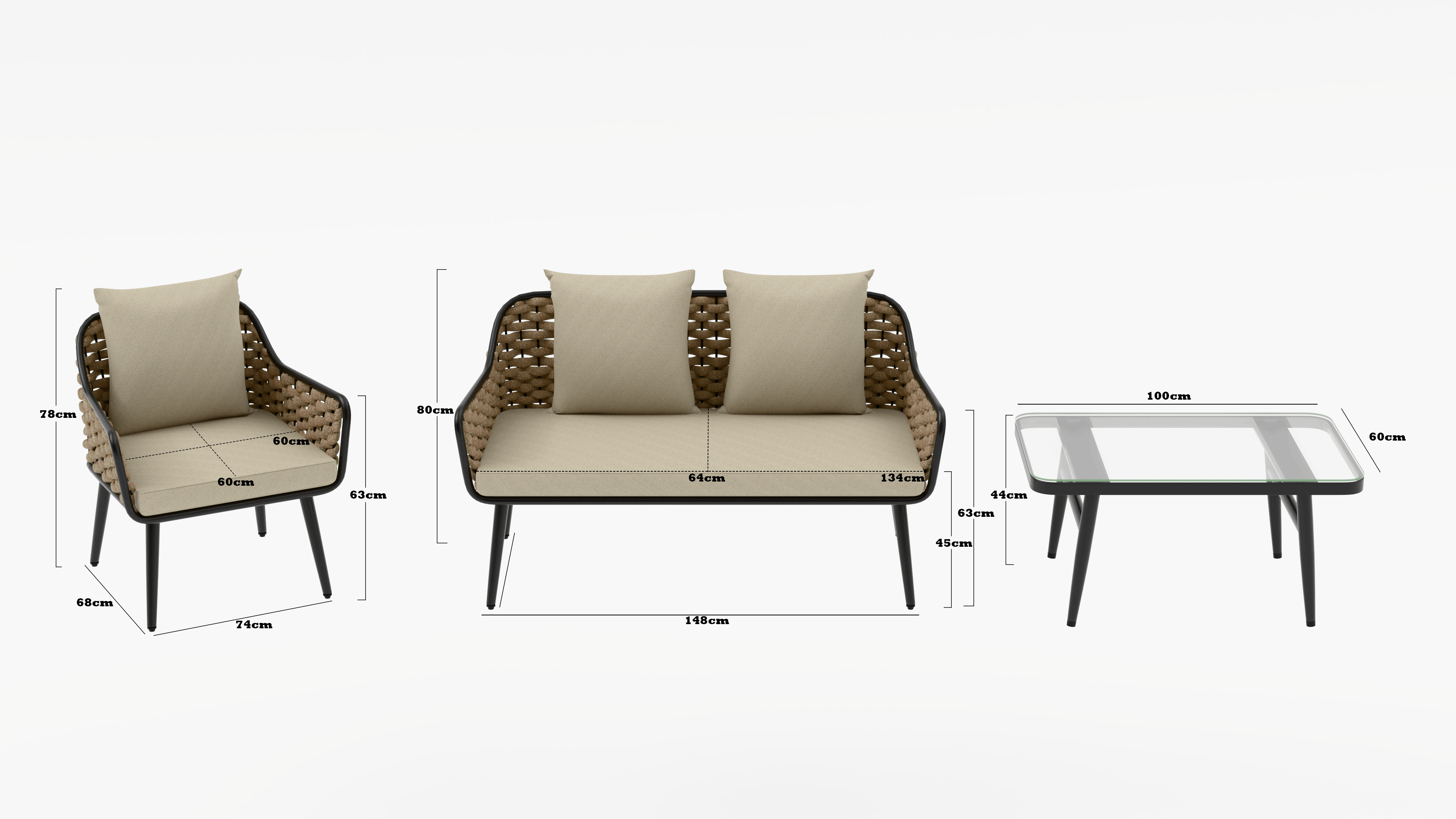 Carina Sofa Set