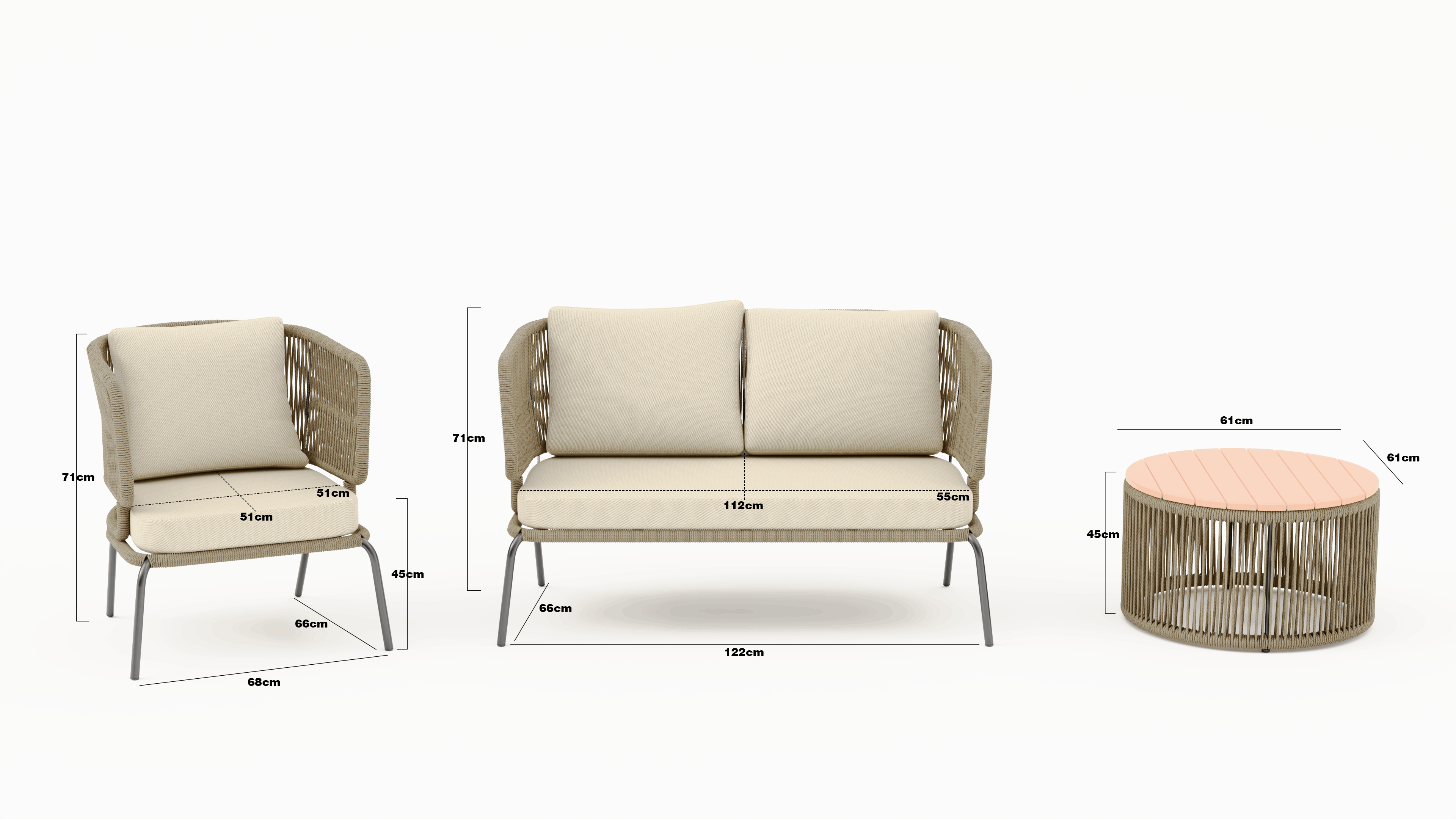 Nicole Sofa Set