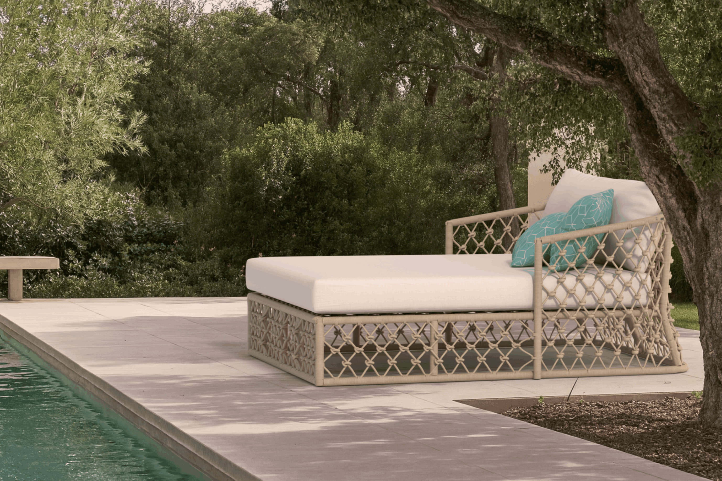 Elia Sunbed + Side Table