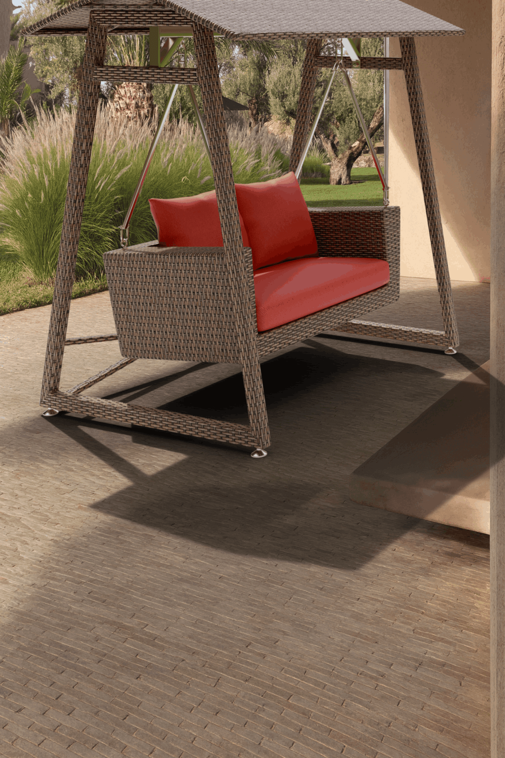 Aura Double Seater Outdoor Swing Set